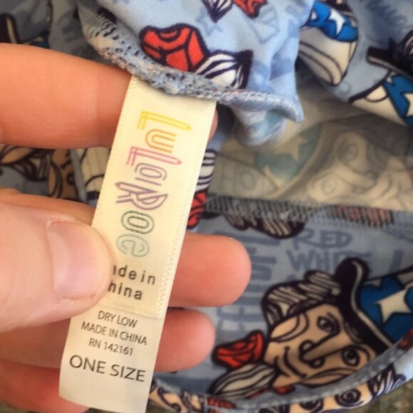 OS NWOT LuLaRoe Leggings F01 605 - Picture 3 of 3